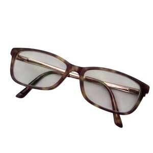 Bebe Tortoise Eyeglasses *Frames ONLY* Rectangular Full‎ Rim Designer Glasses